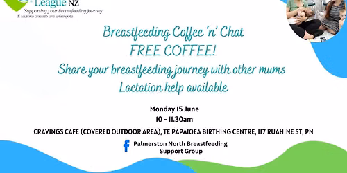 La Leche League Palmerston North Breastfeeding Coffee 'n' Chat