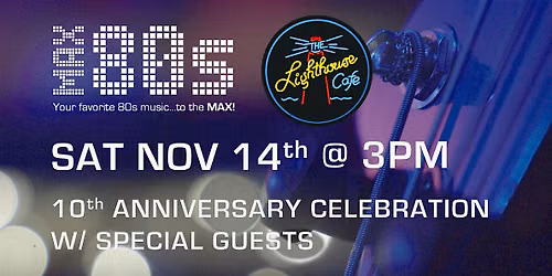 Max  80s - 10th Anniversary Saturday Daytime Show