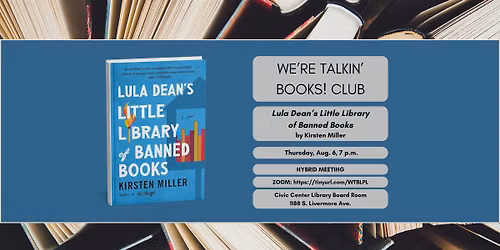 We're Talkin' Books! Club hybrid meeting