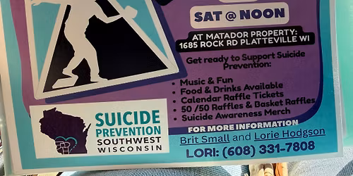 Suicide Awareness Prevention benefit\/fundraiser