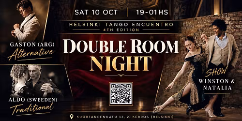 \ud83d\udc83 DOUBLE ROOM NIGHT \u2014 HELSINKI TANGO ENCUENTRO 4TH EDITION
