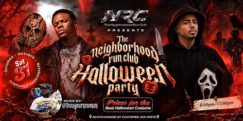 The neighborhood run club Halloween party