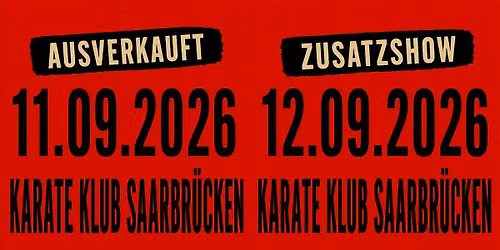 Zusatzshow! Der Dicke Polizist+ Risko.Deluxe!
