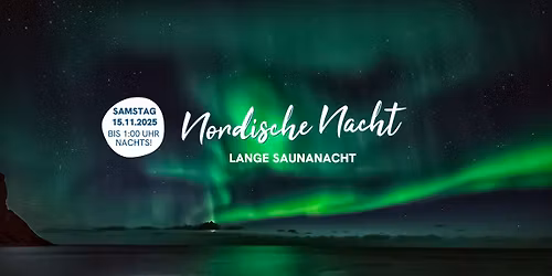 Lange Saunancht "Nordische Nacht"
