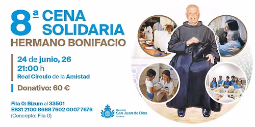 8\u00aa Cena Solidaria 'Hermano Bonifacio'