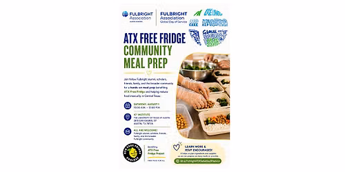 Fulbright Global Day of Service: ATX Free Fridge Community Meal Prep