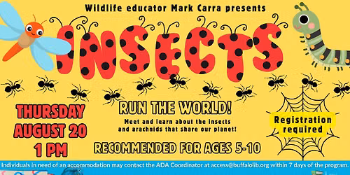 **PROGRAM FULL** Insects Run the World: Presented by Mark Carra