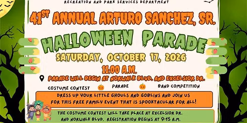 Arturo Sanchez Sr. Halloween Parade