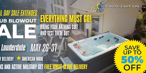 \ud83d\udcc5 It's The Biggest Hot Tub Event in Fort Lauderdale!!!