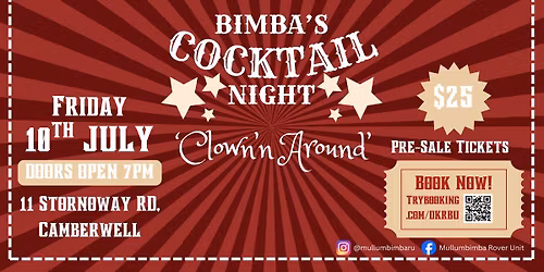 39th cocktail night - Clown\u2019n Around