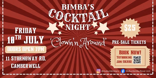39th cocktail night - Clown\u2019n Around