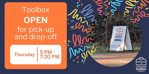 Toolbox OPEN Thursday, June 11