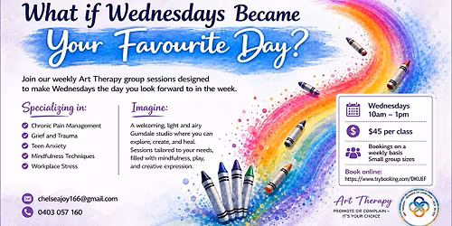 Weekly Art Therapy Group Classes