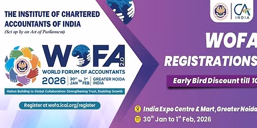 ICAI World Forum of Accountants - WOFA 2.0