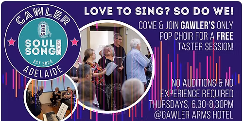 Pop Choir Rehearsal Adelaide - Gawler