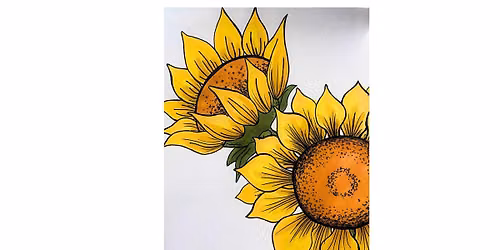 October drawing : Sunflower Study