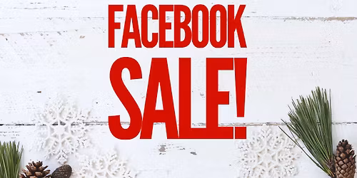 December Facebook Sale!