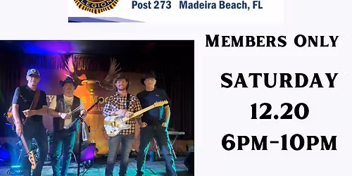 The Southern Creek Band LIVE at American Legion Madeira Beach 