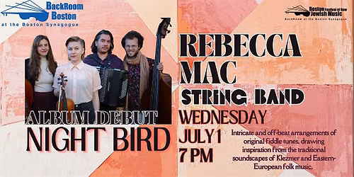 Rebecca Mac String Band Album Debut Night Bird