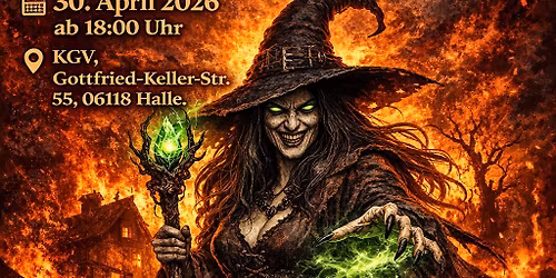 Walpurgisfeuer mit Hexentanz