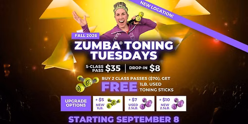 Zumba\u00ae Toning Fall 2026 with Elsa