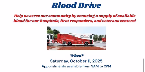 DAR National Day of Service Blood Drive!