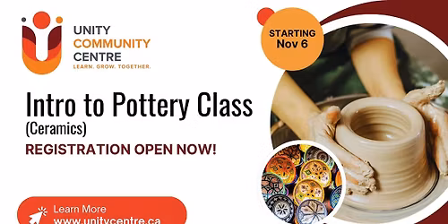 Intro to Pottery (6 Sessions)