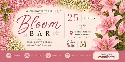 Bloom Bar: A Luxury Floral & Networking Experience for Women in London