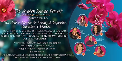 The Awaken Woman Network : An Evening of Renewal. Conversations. Sound Bath