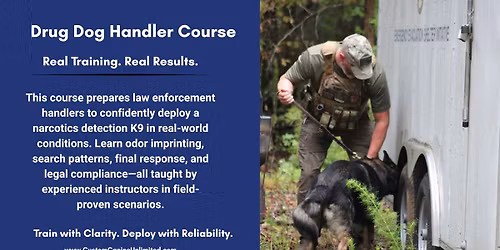 Drug Dog Handler Course