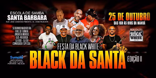SAB 25\/10 BLACK DA SANTA Edi\u00e7\u00e3o II