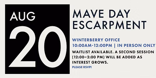 MAVE Day Escarpment