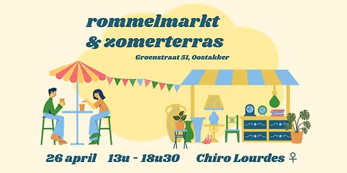 Rommelmarkt + Zomerterras