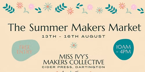 The Summer Makers Pop up Market