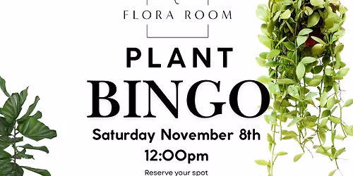 Plant Bingo