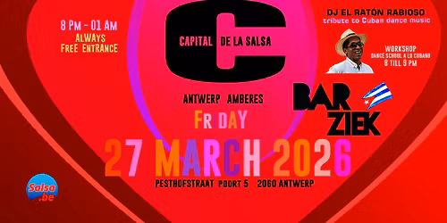 CAPITAL DE LA SALSA at Bar Ziek ANTWERP (B)