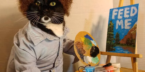 PAINTING WITH A PURRPOSE ~ KITTEN EDITION =^.^=