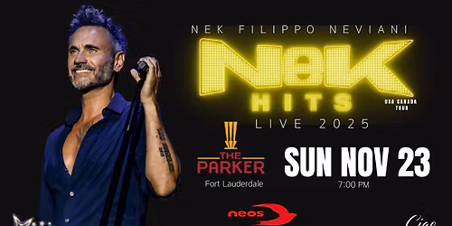 NEK LIVE TOUR 2025 IN FORT LAUDERDALE