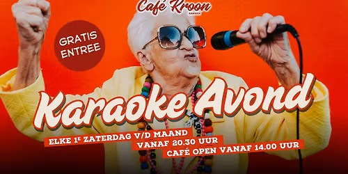Karaoke Avond (gratis entree)