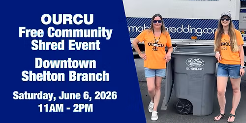 OURCU Free Community Shred Event Downtown Branch