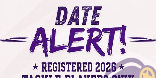 2026 Tackle Uniform Fittings and Equipment Rental Distribution