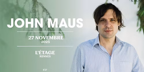 John Maus en concert \u00e0 Rennes \u2022 L'\u00c9tage