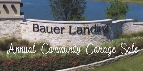 Community Garage Sale