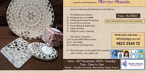 Mirror Mosaic Workshop