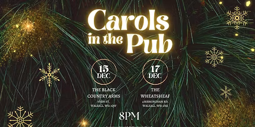 Carols in the Pub - The Black Country Arms
