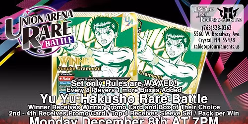 UATCG Rare Battle: Yu Yu Hakusho: Ghost Files