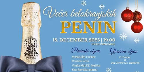 Ve\u010der belokranjskih penin | \u010cRNOMALJSKA GRAJSKA KLET