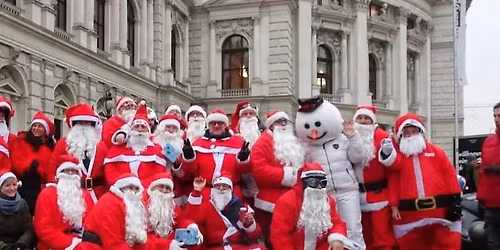 Weihnachtsmann Run Wien f\u00fcr VaC