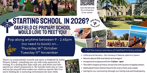 Open Day @ Oakfield Primary