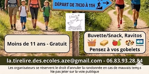 Randonn\u00e9e \/ Trail de la tirelire des \u00e9coles d'Az\u00e9 et St Gengoux